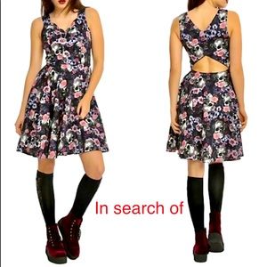 ISO Hell Bunny sugar skull cutout dress 4x or 3X